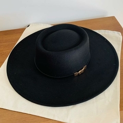 Sombrero de Paño Deluxe Negro - PRINCESA Accesorios