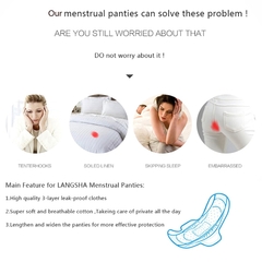 Kit c/ 03 Calcinhas Menstruais Reutilizáveis (Modelo Simples - Capa Protetora) - comprar online