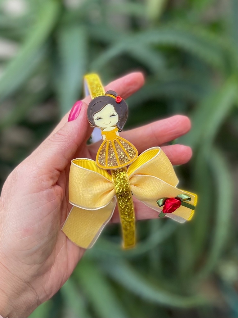 Tiara Princesa Bela Comprar em Santo Laço Acessorios