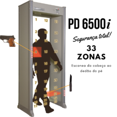 Detector de Metais Garrett PD 6500i 33 ZONAS DE DETECÇÃO
