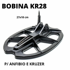 Bobina nokta KR28 para detectores da serie Kruzer e Anfibio