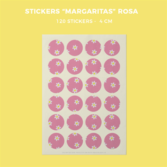 STICKERS "MARGARITA" ROSA (120 STICKERS)