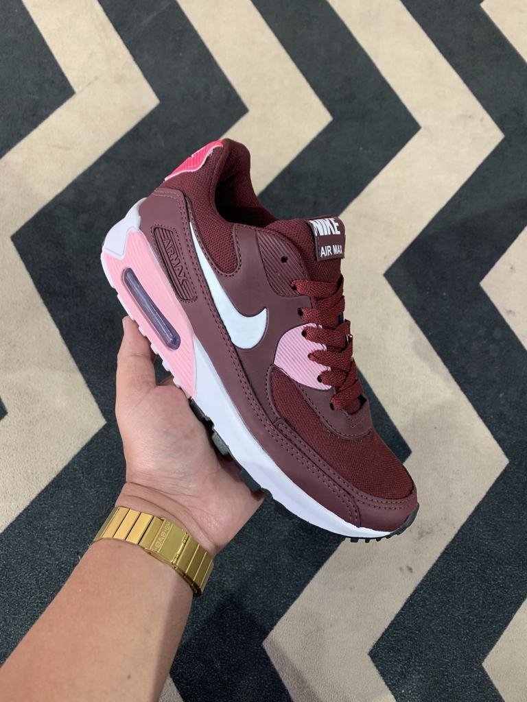 AIR MAX 90 VINHO/ROSA AIR MAX 90 VINHO/ROSA