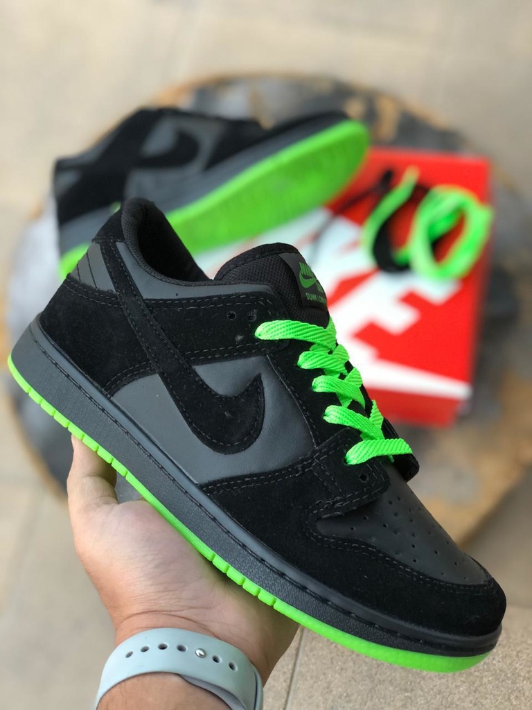 nike sb preto e verde