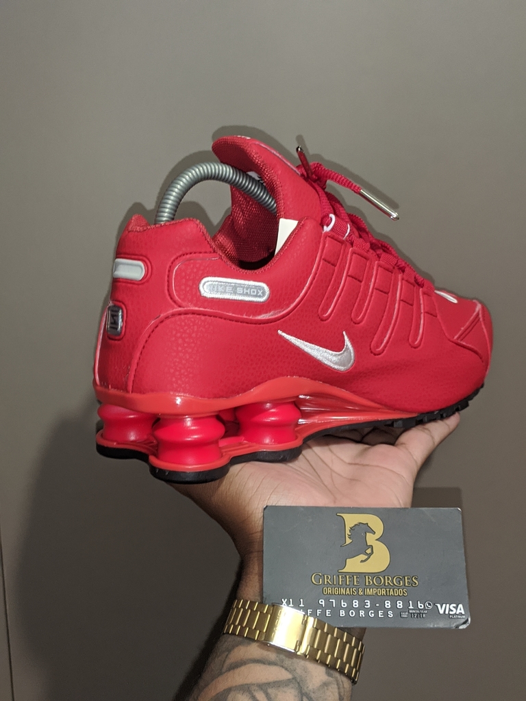 nike 4 molas vermelho