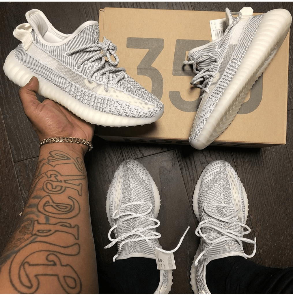 yeezy branco no pe