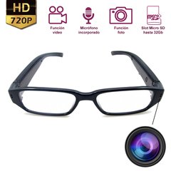 Anteojo Espia HD 720p Camara Oculta Eyewear Video Recorder