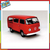 Auto De Metal Escala 1:34 Volkswagen Bus T2 Rojo - comprar online