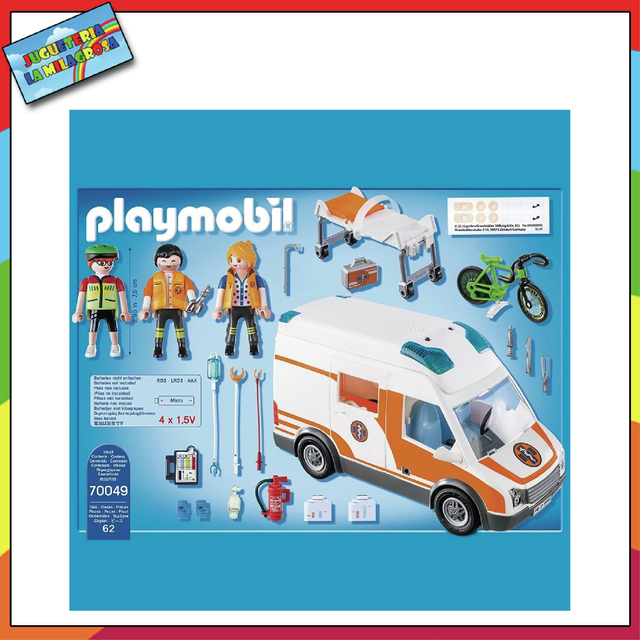 Playmobil Ambulancia con luces 70049