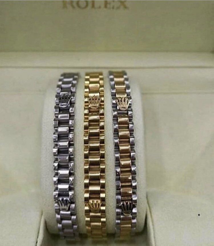 bracelete masculino rolex