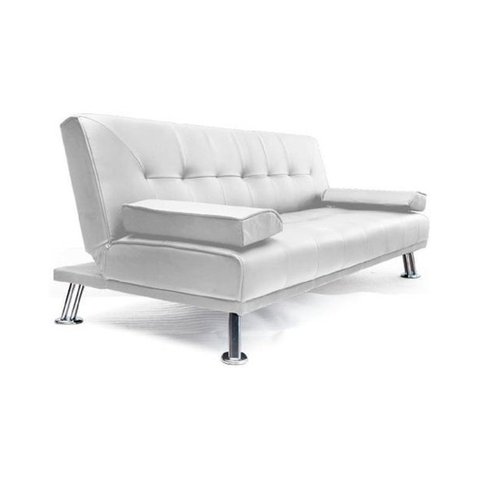 Sillón Futon Ecocuero Con Portavasos Archi DP330
