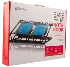 Base para Notebook NOGA con 2 Coolers NG-Z009 - comprar online