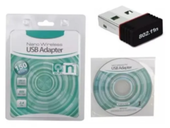 Placa red WIFI USB - Adaptador Usb 2.0 Wifi 802.11n - Nano Wireless USB