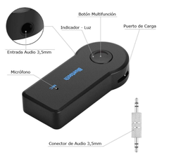 Receptor USB Bluetooth Audio para Estereo Entrada Auxiliar 3,5mm - comprar online