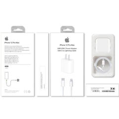 CARGADOR IPHONE 11/12 PRO MAX 20W + CABLE USB-C A LIGHTNING