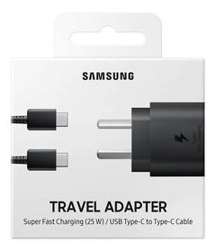 CARGADOR SAMSUNG ORIGINAL USB TIPO C 25W SUPERFAST TIPO C A TIPO C