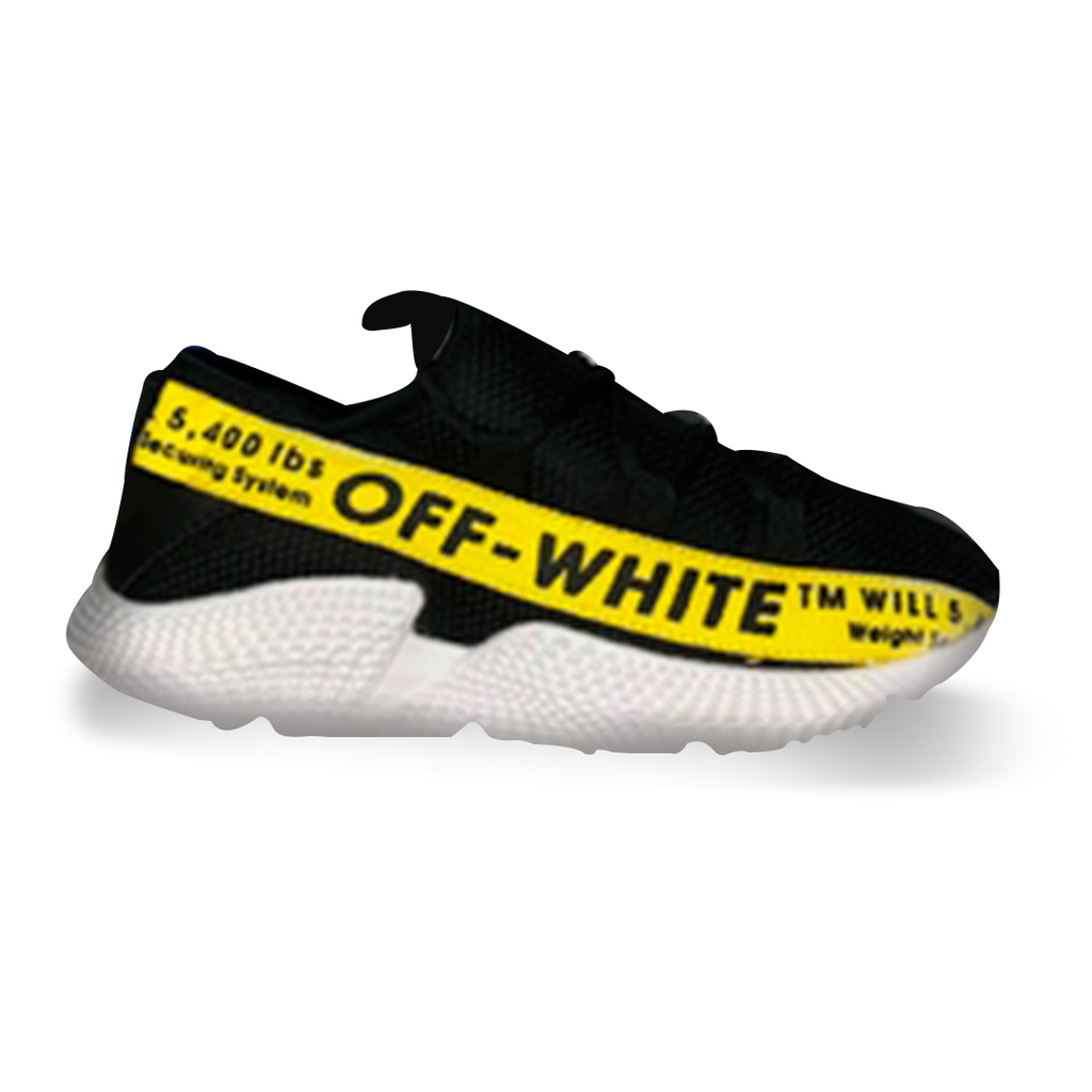 Adidas Off White Preto/Amarelo - Comprar em Tenis Mogi