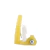 Vibrador Doble Penetración Zafari Amarillo - 15 x 2,5 cm en internet
