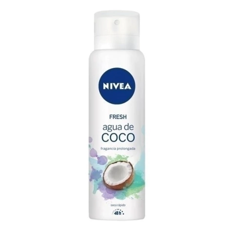 Nivea Fresh Desodorante Femenino Aerosol Agua de Coco 150ml
