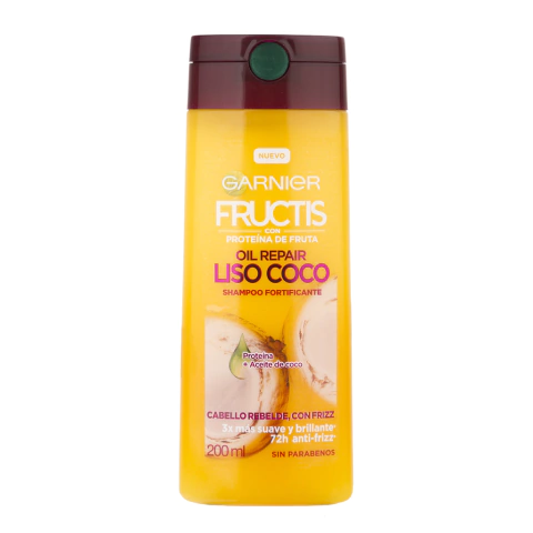 Garnier Shampoo Oil Repair Liso Coco Fructis 200ml
