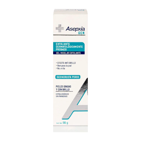 Asepxia Gen Gel Exfoliante Micelar 100gr