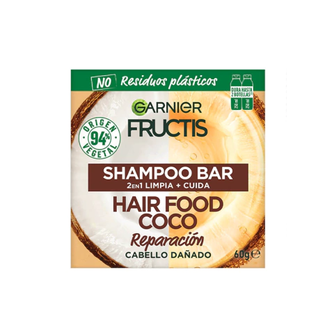 Garnier Fructis Food Shampoo Solido Coco 60gr