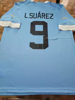 Camiseta Puma Uruguay Titular Suarez 9 2022 2023 Qatar