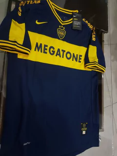 Camiseta Nike Retro Boca Juniors Titular 2007 #10 Roman - Roda Indumentaria