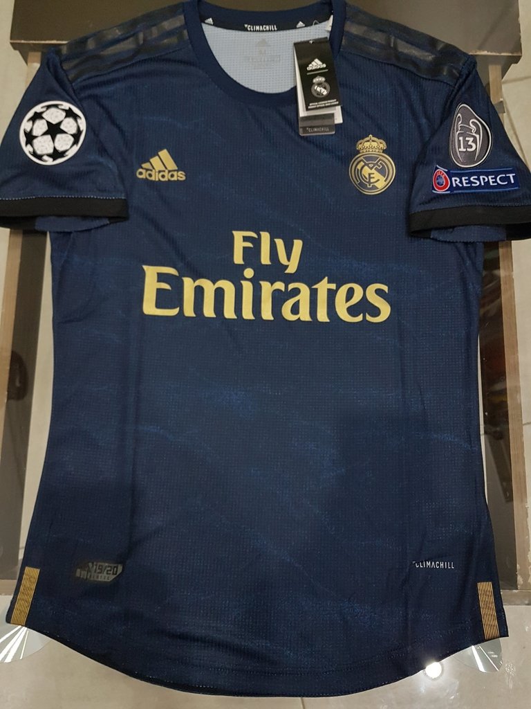 Camiseta Adidas Real Madrid CF suplente Azul climachill 2019 2020