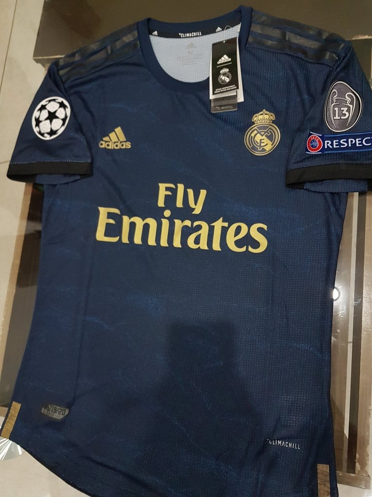 Camiseta Adidas Real Madrid CF suplente Azul climachill 2019 2020