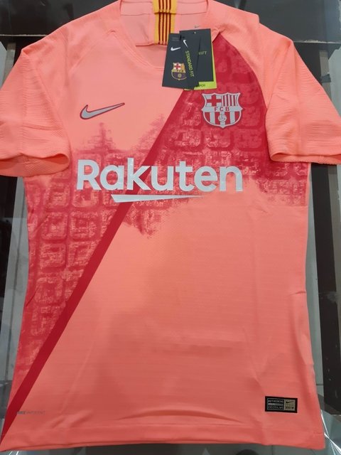 Camiseta Nike FC Barcelona Suplente Rosa 2018 2019 Match