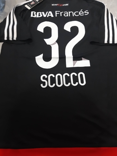 Camiseta adidas River Retro Negra Scocco 32 2017