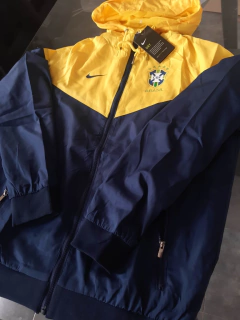 Campera Nike Brasil Amarillo y Azul