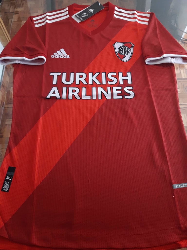 Camiseta Adidas River Suplente Roja HeatRdy 2021 MATCH