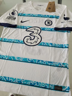 Camiseta Nike Chelsea Vaporknit Enzo Fernandez 5 Suplente Blanca 2022 2023 UCL Premier en internet