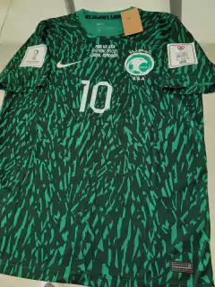 Camiseta Nike Arabia Saudita Verde Salem 10 2022 2023 Qatar Matchday Vs Argentina - comprar online