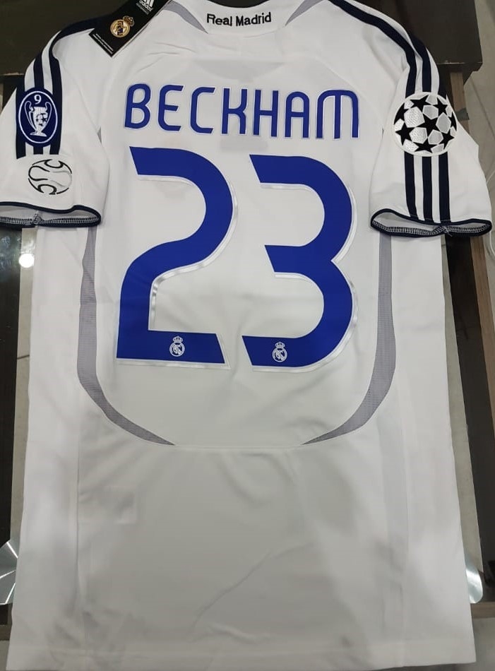 Camiseta adidas Real Madrid Retro Titular Beckham #23 2006