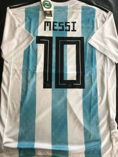 Camiseta Adidas Argentina Retro 2018 Messi #10