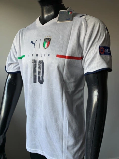 Camiseta Puma Italia Suplente Blanca Insigne #10 2020 2021