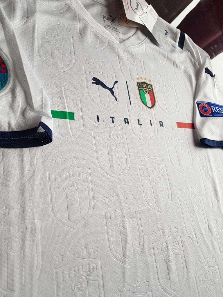 Camiseta Puma Italia Suplente Blanca 2020 2021
