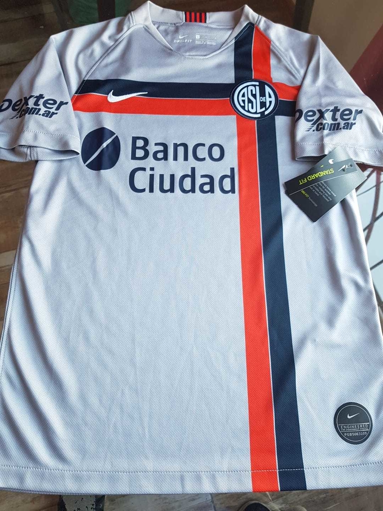 Camiseta Nike San Lorenzo Suplente Gris 2020 2021 Niños #SALE