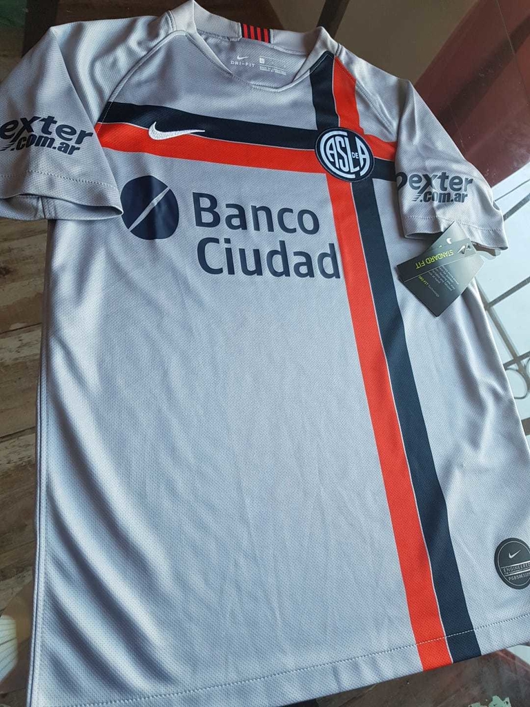 Camiseta Nike San Lorenzo Suplente Gris 2020 2021 Niños #SALE