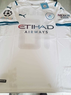 Camiseta Puma Manchester City Blanca Suplente Grealish 10 2021 2022 - comprar online