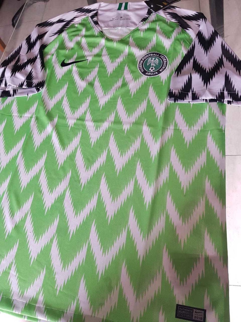 Camiseta Nike Nigeria Retro Blanca Suplente 2018