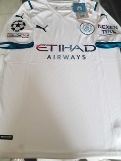 Camiseta Puma Manchester City Blanca Suplente 2021 2022