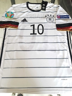 Camiseta Adidas Alemania Titular 2021 Parches Euro #10 Gnabry