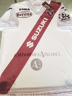 Camiseta Joma Torino Suplente Blanca Banda 2021 2022
