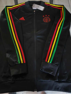 Campera Adidas Ajax Negra 2021 2022 - Roda Indumentaria