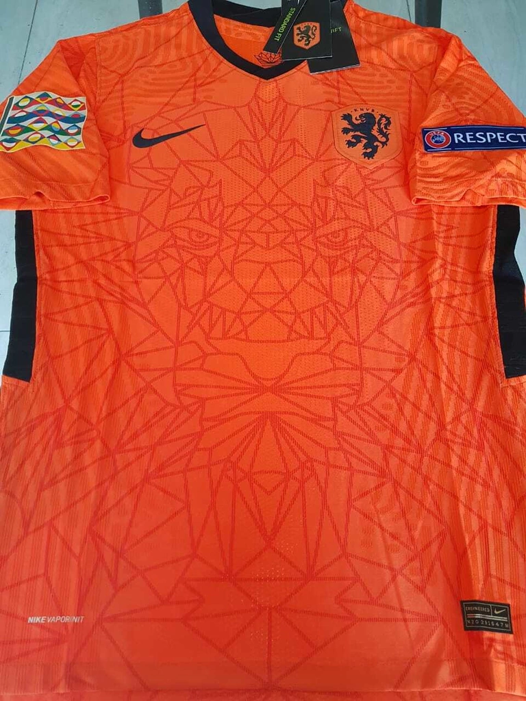 Camiseta Holanda Vaporknit Titular 2021 2022 MATCH Parches