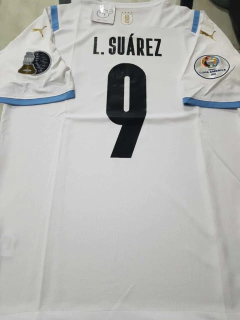 Camiseta Puma Uruguay Suplente Blanca #9 Suarez 2021 2022